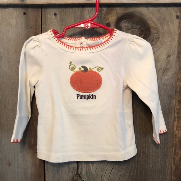 Gymboree Pumpkin Graphic Top Size 12-18 months - Picture 1 of 15